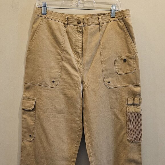 NWT Lauren Ralph Lauren Capri Cargo Lake Powell Collection Earth Tone Size 10 - Picture 1 of 7